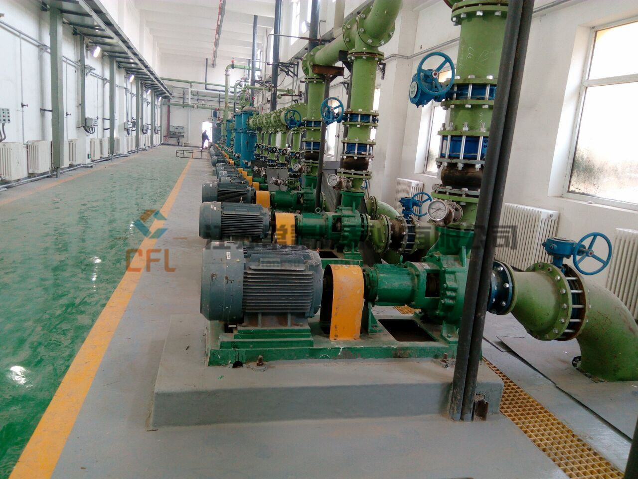 襯氟離心泵安裝使用現場